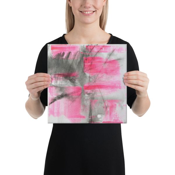 Untitled (Pink Scribbles) Canvas