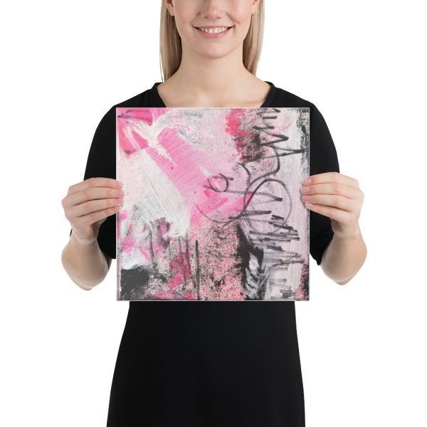 Untitled (pink-zigzags) Canvas