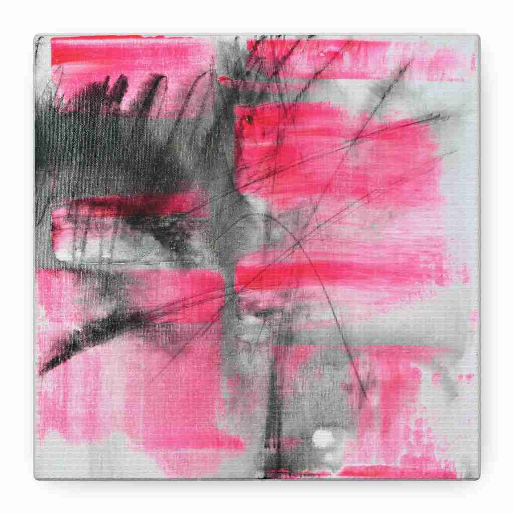 Untitled (Pink #1) Matte Canvas