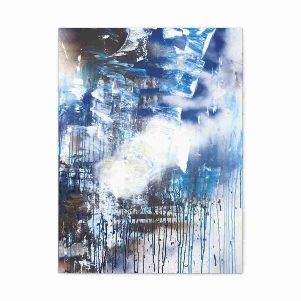 Permafrost Path Matte Canvas Print
